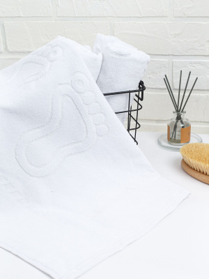 Полотенце для ног 50х70см белый BS450гр