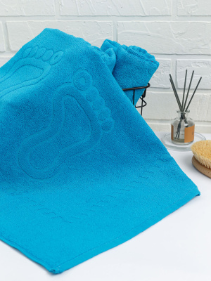 Полотенце для ног 50х70см бирюзовый BS450гр